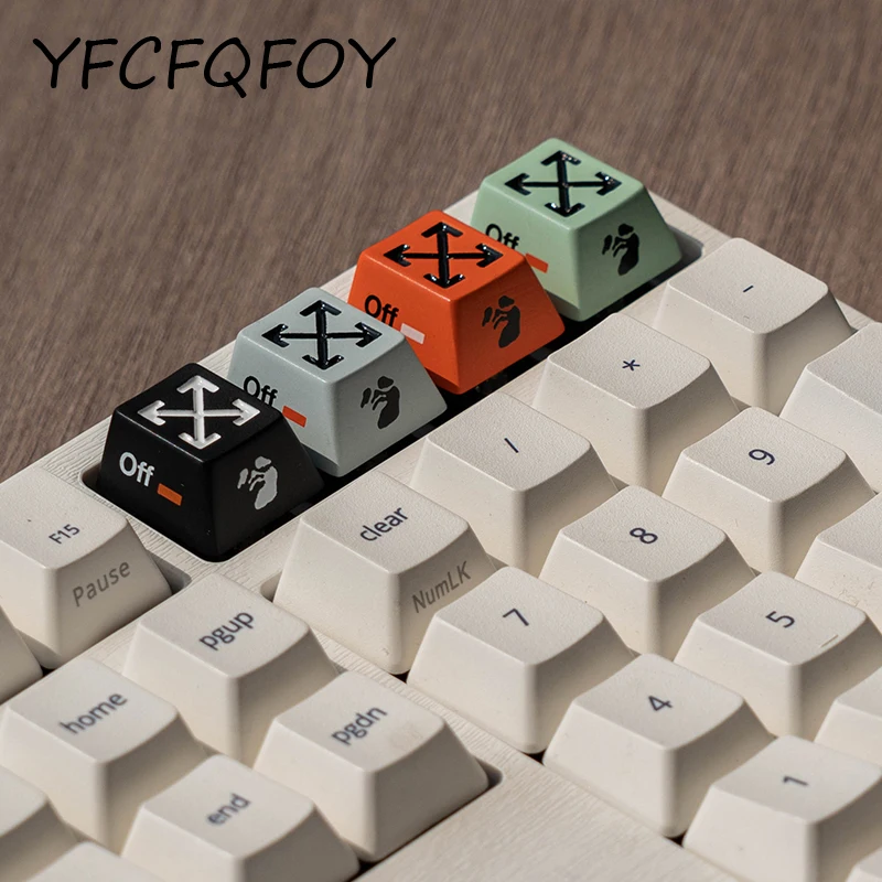 

OFF WHITE Personalized Keycap Tide Brand Custom Metal R4 ESC Original Height Custom Mechanical Keyboard