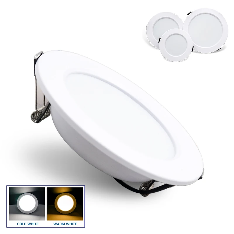 Светодиодный локальный светильник 110 В 220 круглая Встраиваемая потолочная лампа