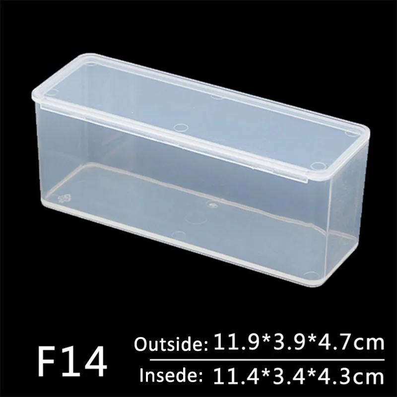 

Внутренняя 11,4*3,9*4,7 см ПП Пластиковая прямоугольная коробка стандартная упаковочная коробка полупрозрачная коробка