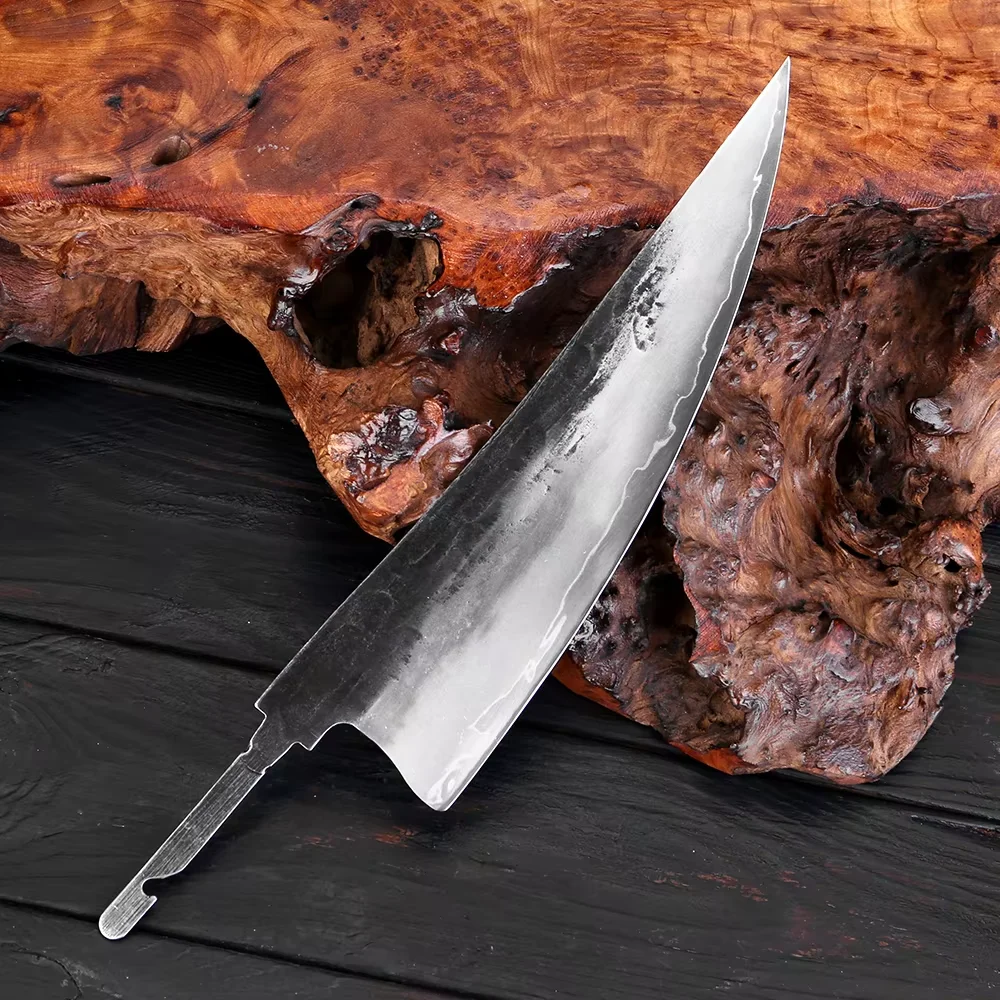 Ручной DIY нож шеф-повара пустое лезвие трехслойная композитная сталь 9CR18 с