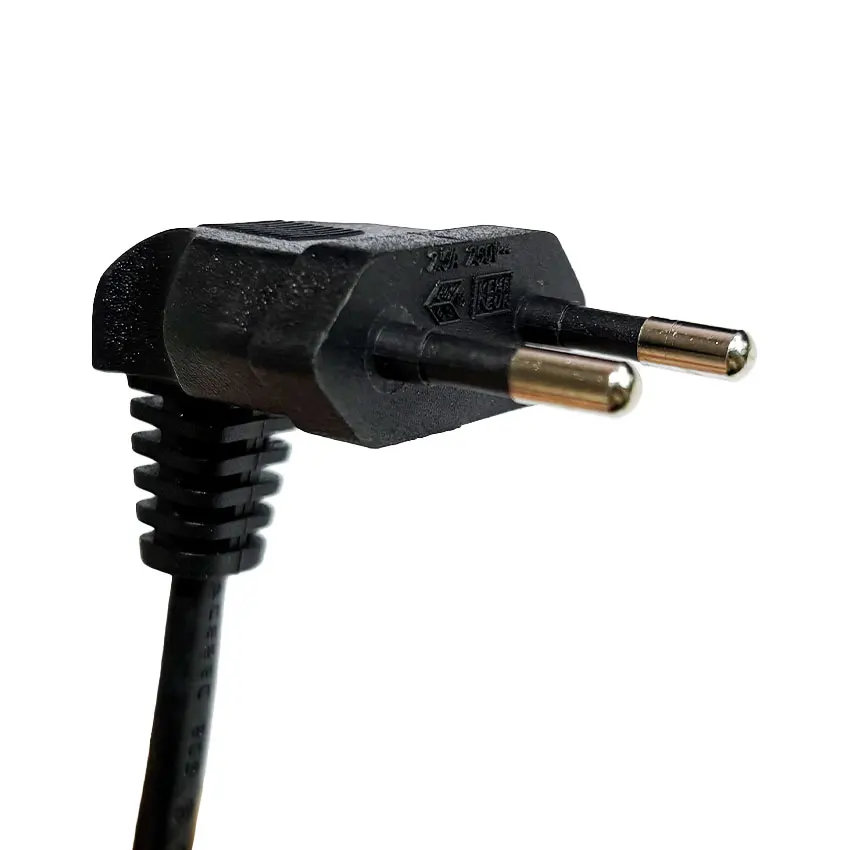 C7 90-градусный угловой шнур питания переменного тока для Samsung Philips Sony LED TV EU Schuko CEE7/16