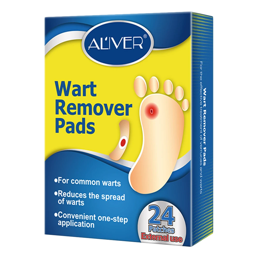 

24Pcs Wart Remover Pads Foot Corn Sticks Self-Adhesive Feet Pads Corn Pads Relieve Foot Pain Remove Foot Corn Foot Care Tool