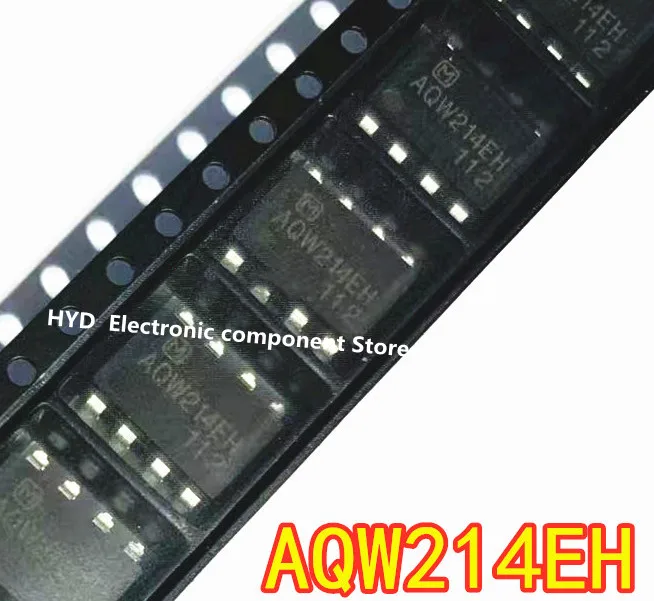 10 PCS AQW214 AQW214EH SOP - 8 strips light coupling relay