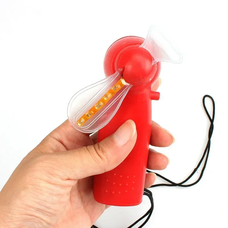 Милая миниатюрная светящаяся игрушка с электрическим вентилятором