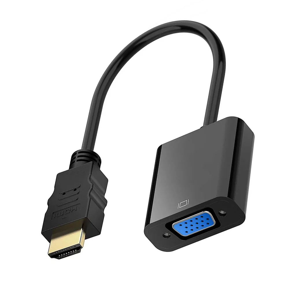 

10 шт./лот HDMI-совместимый адаптер VGA цифро-аналоговый преобразователь кабель для Xbox PS4 ПК ноутбука ТВ-приставки Displayer HDTV