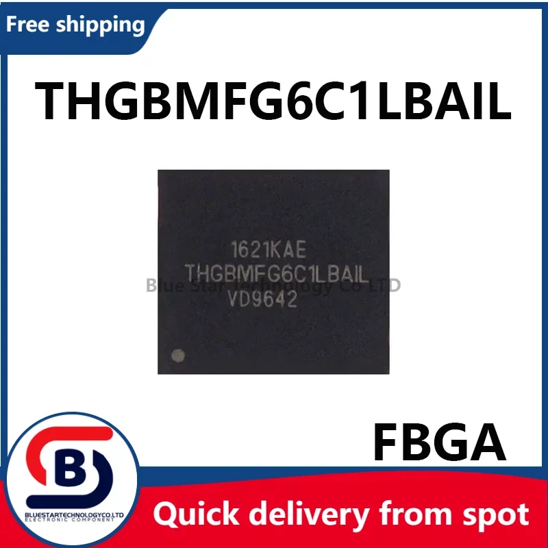 

Бесплатная доставка, 5-20 шт./партия, THGBMFG6C1LBAIL THGBMFG6C1 6C1LBAIL GB EMMC, шрифт цветов, FBGA153, быстрая доставка