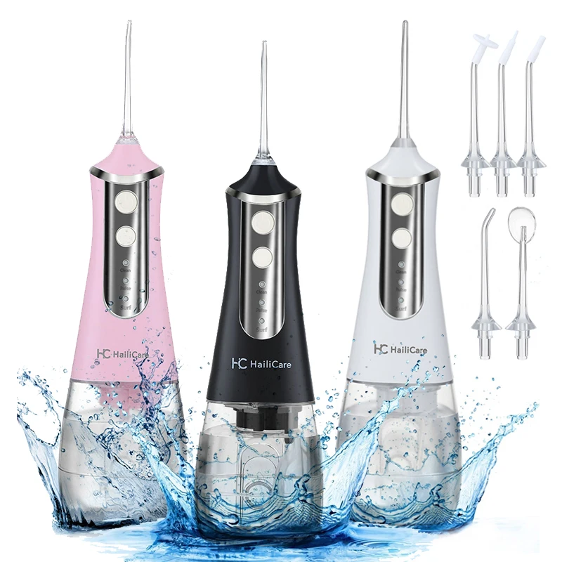 

Oral Irrigator Electric Dental Water Flosser Teeth Whitening 350ml Water Tank Waterproof Teeth Cleaner Water Pick Irrigador Home