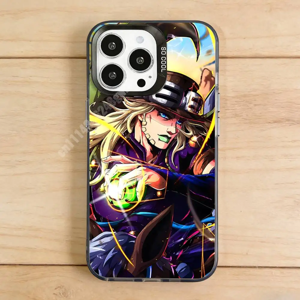 Фото Чехол для телефона J-JoJo Part7 S-Steel B-Ball Run для iPhone 17 16 Pro Plus 15 14 13 Max Mini 12 11 X XS с защитным бампером Air Shield №4