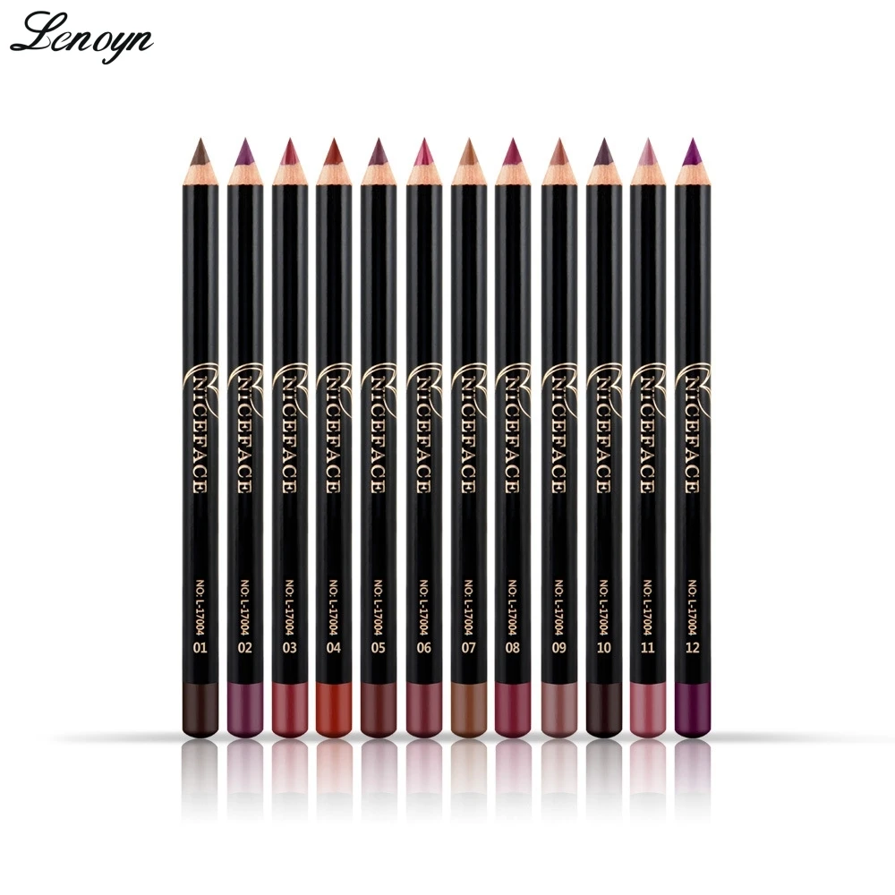 

12 шт./набор, водостойкая губная помада, 12 шт.