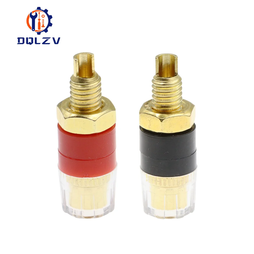 

Латунный терминал DQLZV 4MM audio terminal post черный/красный
