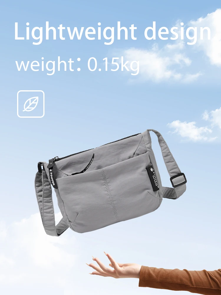 Fouvor модные повседневные женские сумки через плечо 2024 на большой вместимости