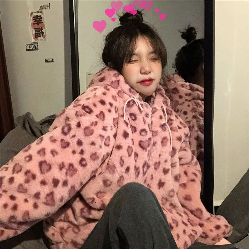 Y2K модные куртки на молнии в стиле хип-хоп готика свободная Ретро плюшевая