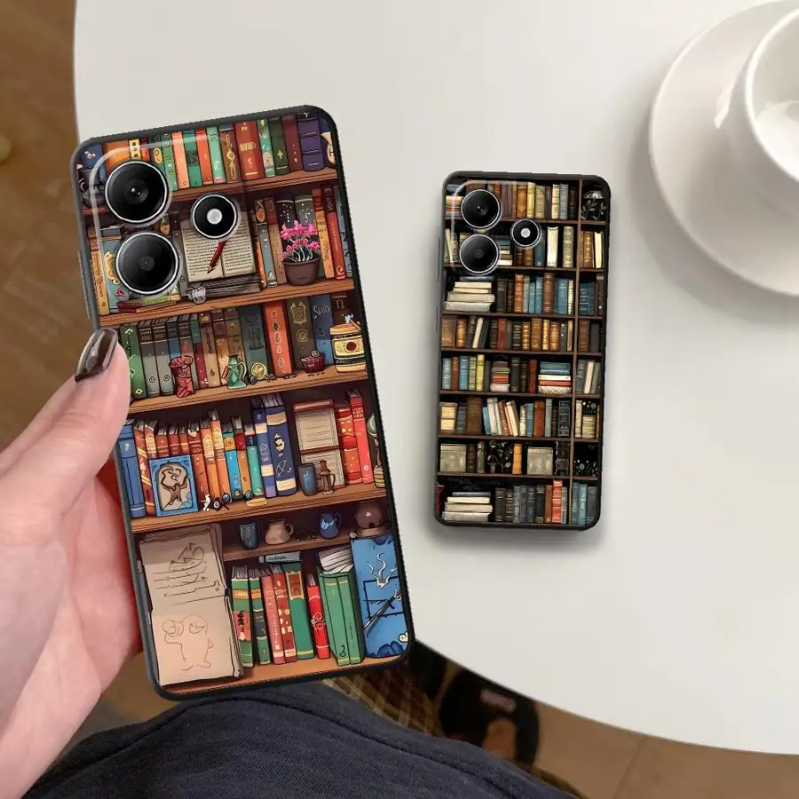 Чехол для телефона с рисунком книги и живописи для Xiaomi Redmi Note 15 K80 A5 10 14C 13 14 Pro Plus 12C 13C A7 Pro 9 8 A4 12 11 K40 A2 A1 (art.: 3920da12e1530) - 3920da12e1530