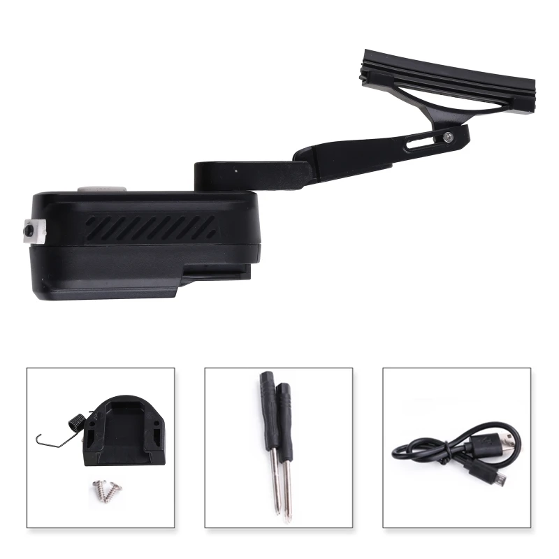 

Helmet Extension Safety Electric Windshield Wiper E-bike Helmet Electric Wipers