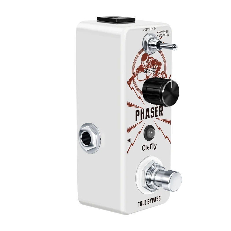 Фото Аналоговая схема гитарных эффектов Clefly Phaser с корпусом из алюминиевого сплава глубокого богатого тона True Bypass для эл... №5