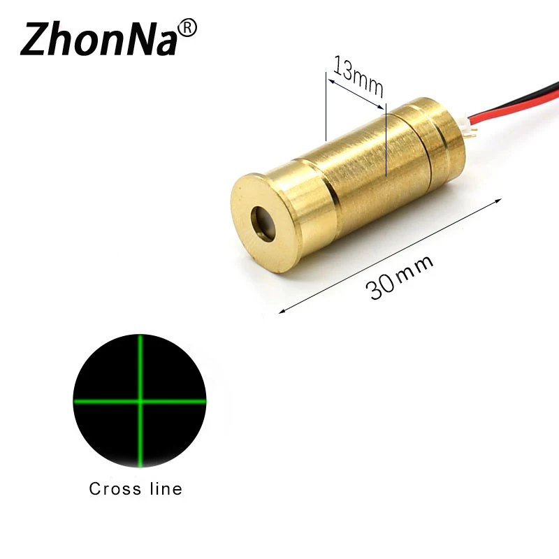 

Зеленый лазерный модуль ZhonNa 532nm45mW DC3-5V