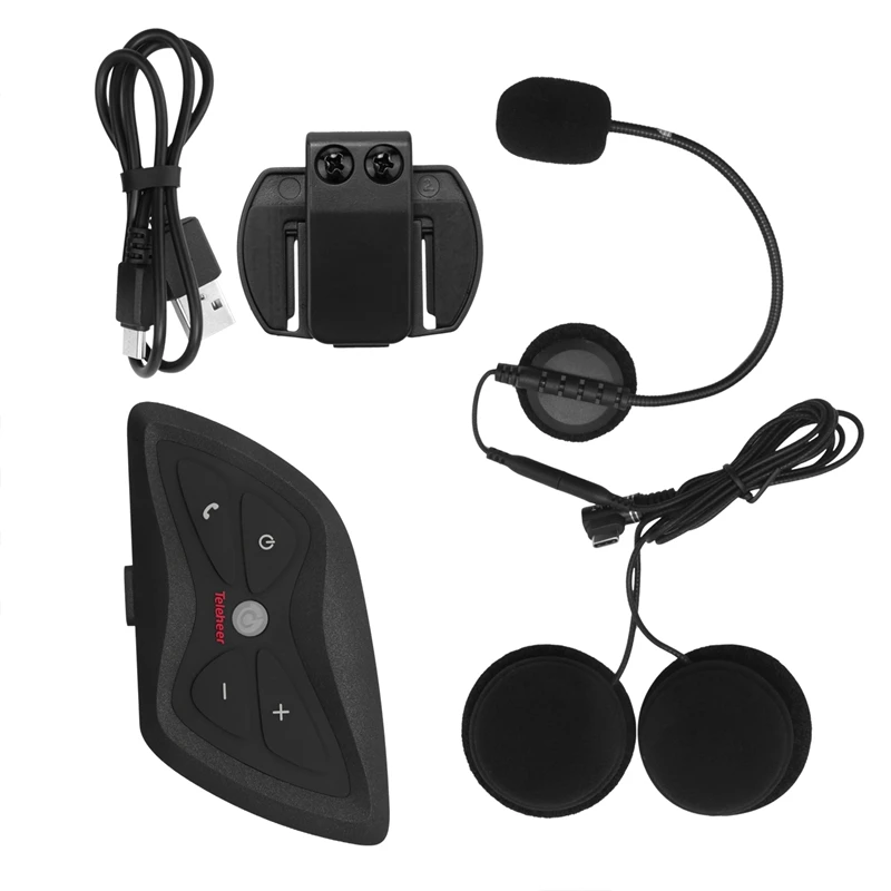 

Bluetooth-гарнитура для шлема T6 Plus, водонепроницаемая