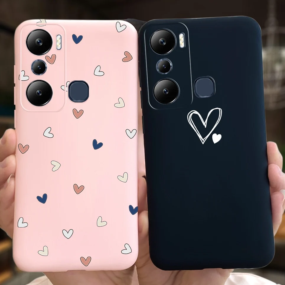 Чехол для Infinix Hot 20i X665C чехол 20 Play X6825 из жидкого силикона роскошный мягкий бампер