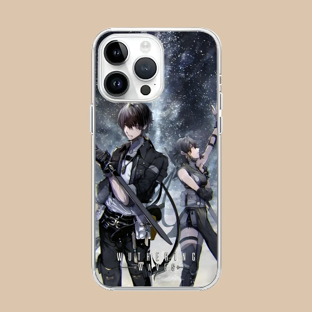 Чехол для мобильного телефона Wuthering Waves Rover iPhone 16 15 14 13 12 11 X XR XS 8 Pro Max Plus