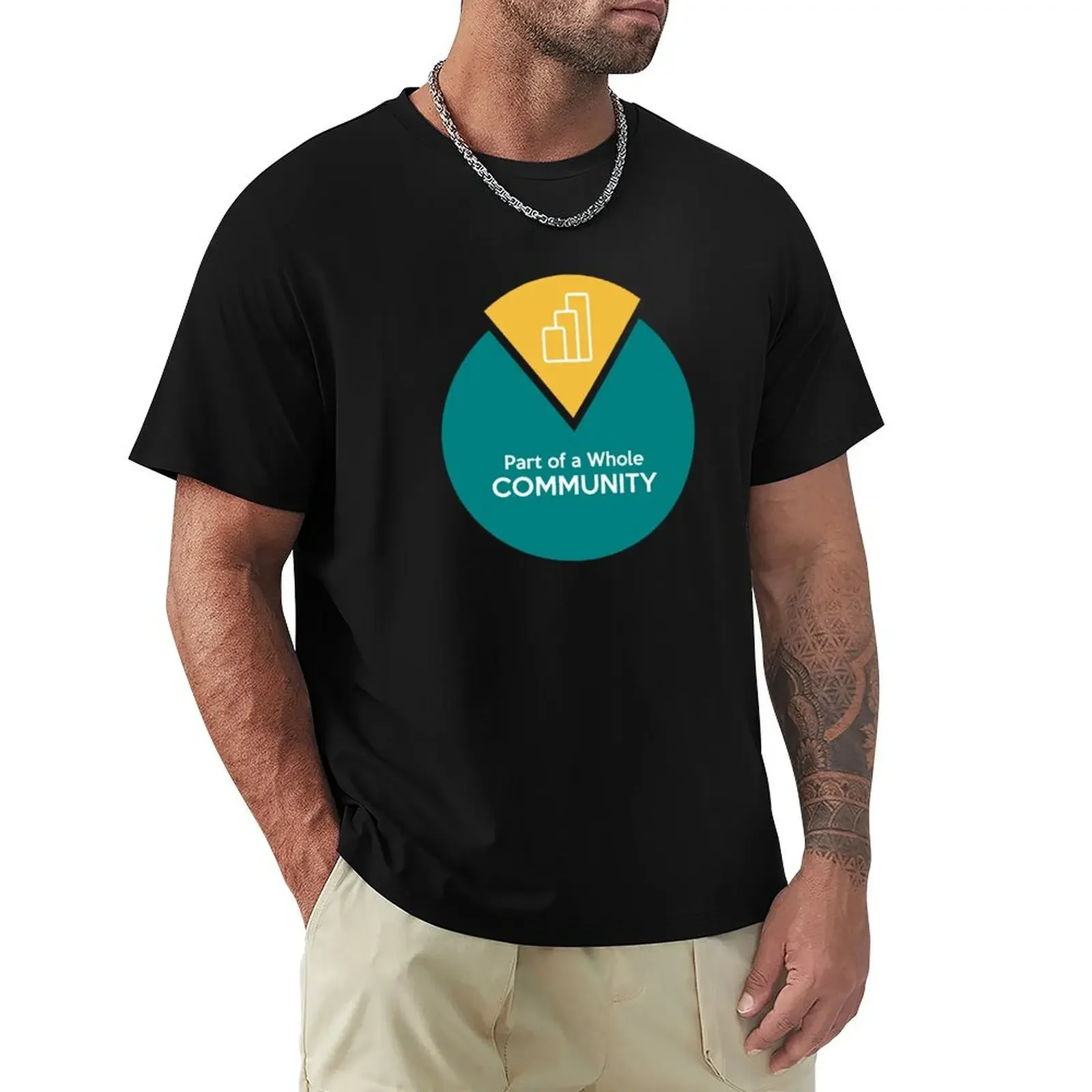 Part of a Whole Community T-Shirt oversized designer shirts mens graphic t-shirts funny