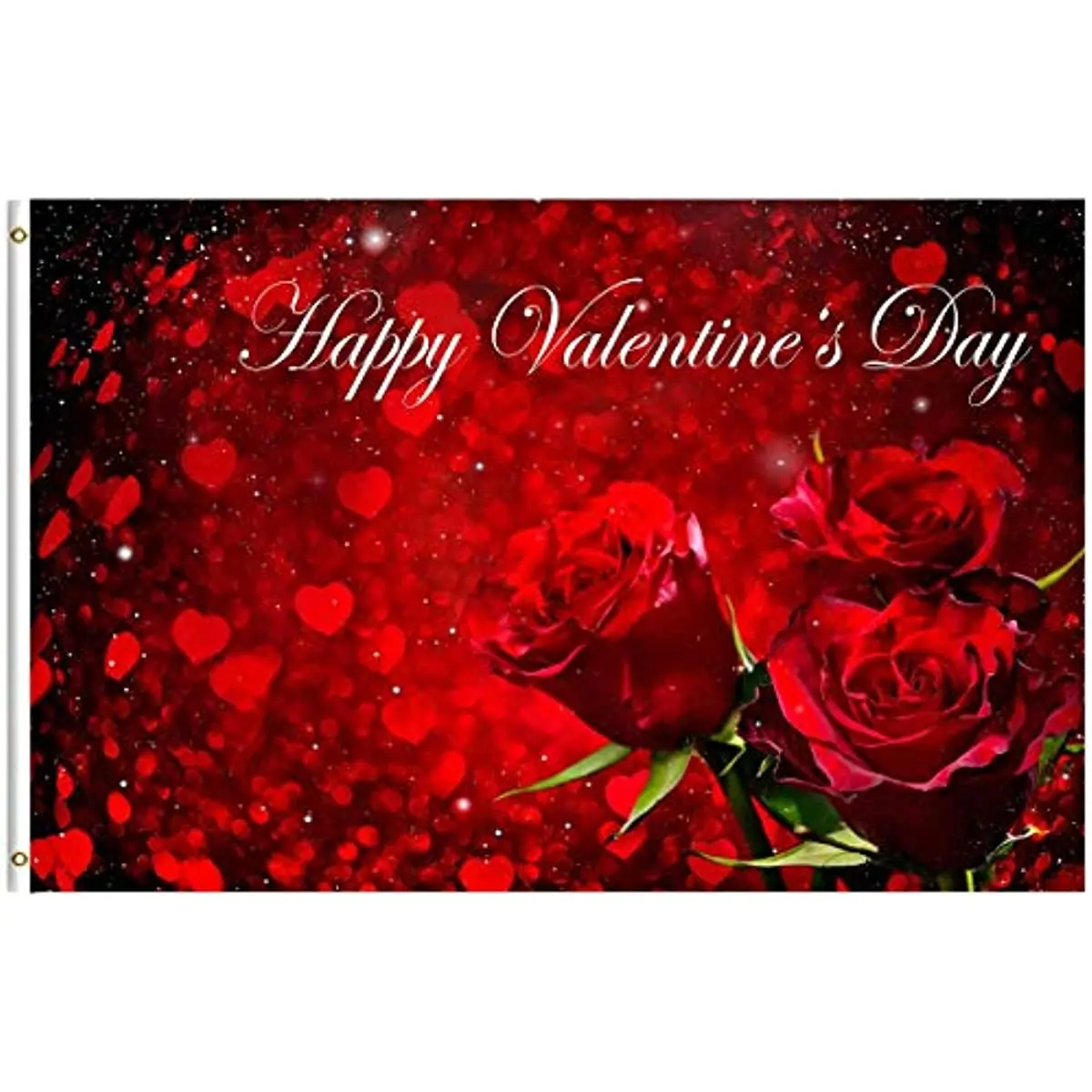 

Red Roses Flower Blossom Petal 4x6 Feet Flag for Outdoor Indoor Home Decor