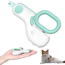 Professional Pet Nail Clipper With LED Light Can Illuminate The Bleeding Line Pet Claw Scissors Avoi