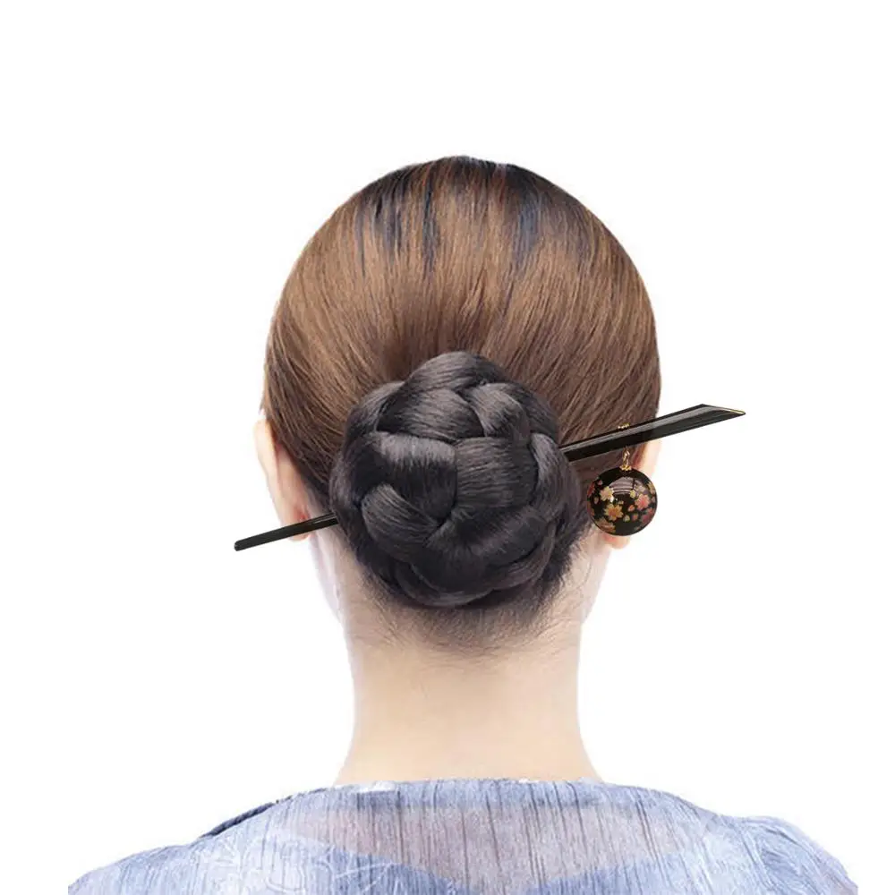 

5 colors Vintage Wedding Wooden hairpin For Women Hair Sticks Headpiece Handmade Bridal Hair Ornaments Head Jewelry Accessories