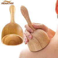 handheld wood massage cup body cupping wooden therapy massager for anti cellulite lymphatic drainage sculpting shaping