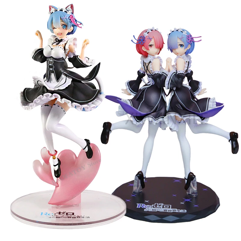 

23 см Re ZERO Начальная жизнь в другом мире Сексуальная Аниме Фигурка Rem Cat Ear Ver. Фигурка Rem/Ram, фигурка, модель, куклы, игрушки