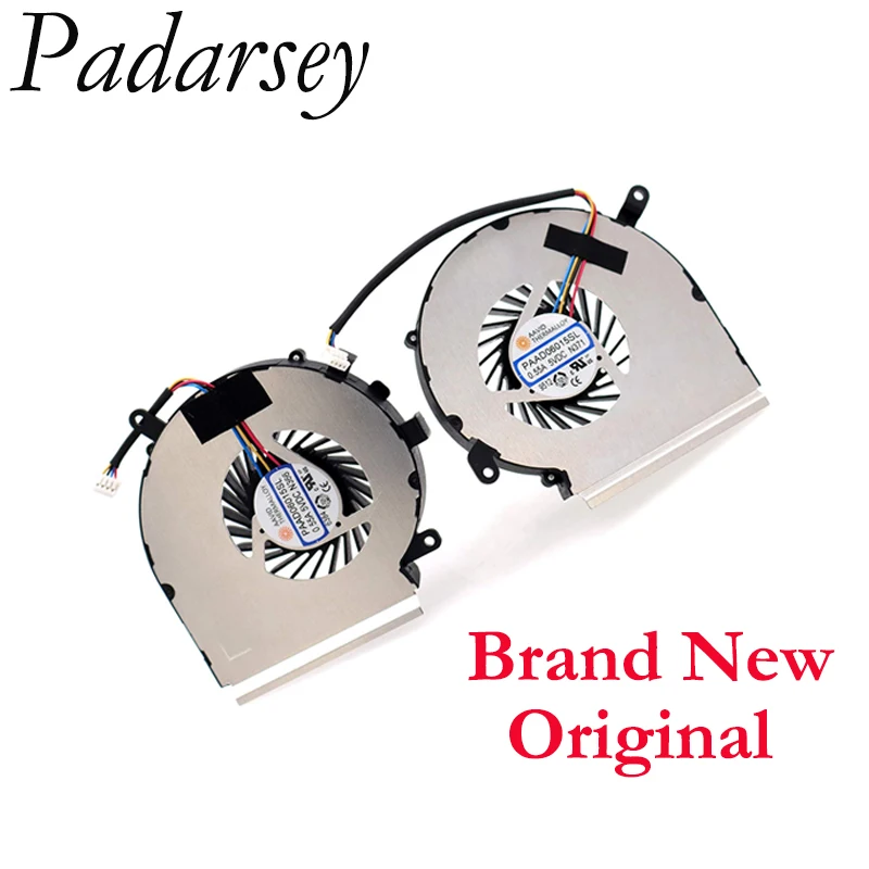 

Pardarsey CPU Cooling Fan w/GPU Fan Cooler Set 4 Pins for MSi GE62VR GE62VE GE72VR GP62VR GP62MVR GP72VR GL62M GL62VR MS-16JB