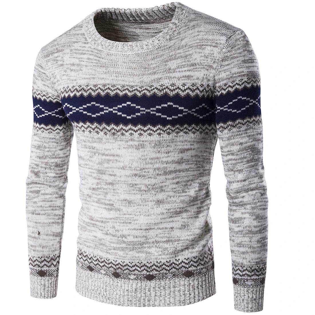 Men Navy Long Sleeve 2021 New Autumn Winter Sweaters Casual Pullovers Knitted Sweater High Quality Pullovers Homme Warm Knitwear