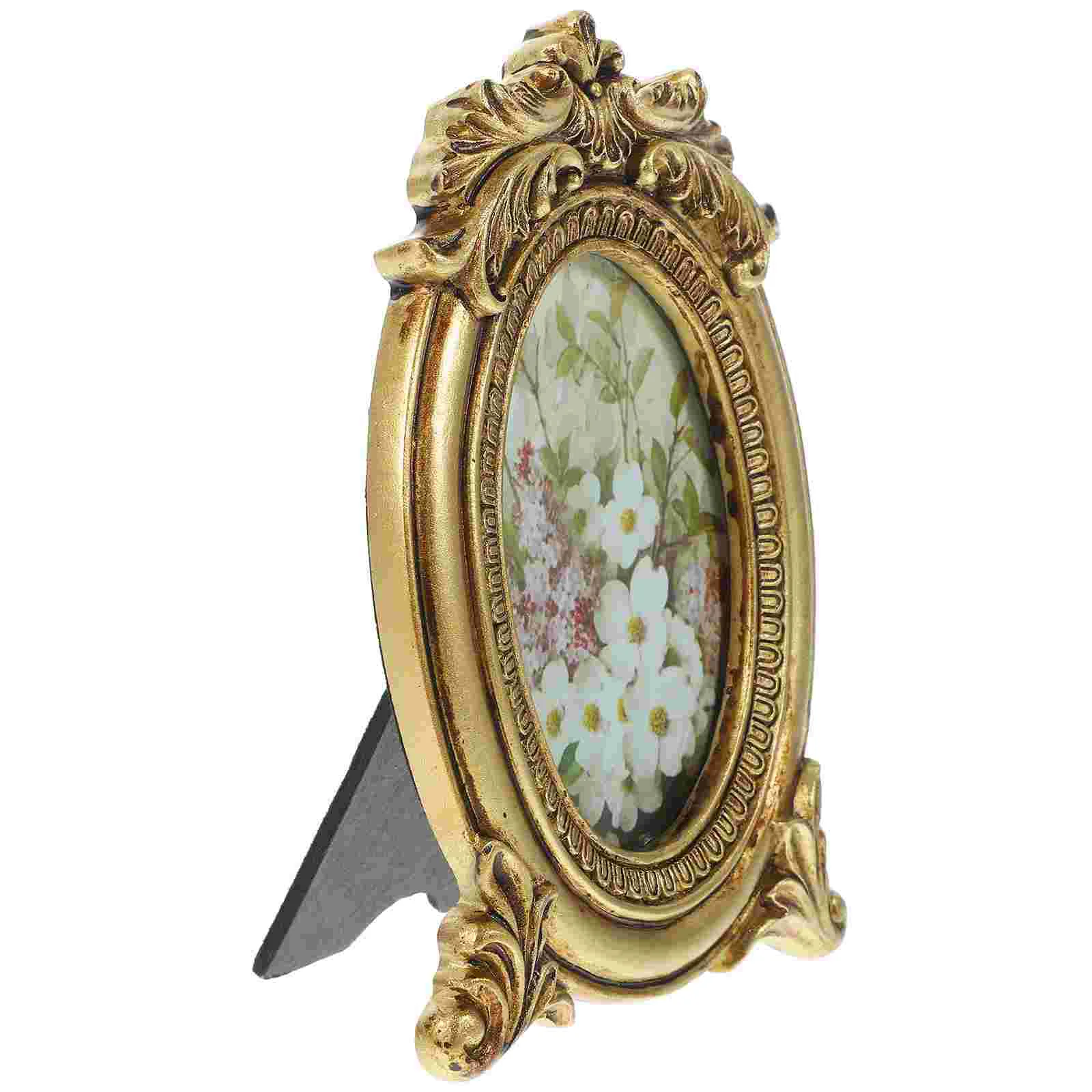 

Decorative Picture Frame Display Vintage Picture Desk Props Ornament Tabletop