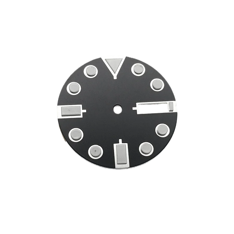 28.5mm Black Dial Replacement Precision Modified Dial With Luminous Lettering Fit  For NH35A Movement CA2-1