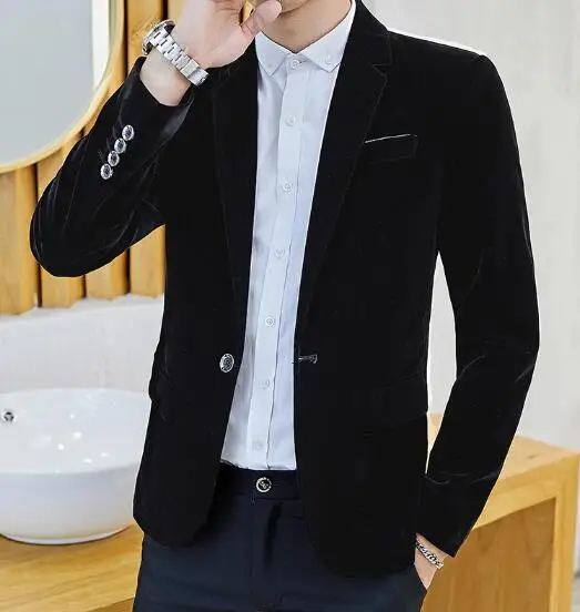 

Новый повседневный мужской костюм на одной пуговице, облегающий смокинг для жениха, Лучший человек, Свадебный костюм, Свадебный костюм, ABE208