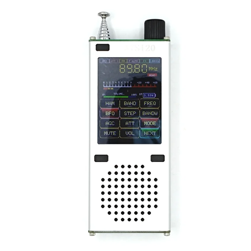 Портативный беспроводной радиоприемник ATS120 SI4732 ESP32 Bluetooth SSB FM RDS 64-108 МГц AM LSB USB +
