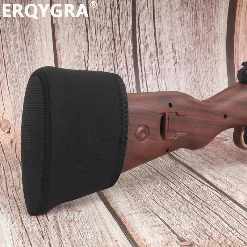 

Tactical Buttstock Holsters Molle System Hunting Accessories Outdoors Shooting Supplies Black Non-slip Shock Absorption Protect