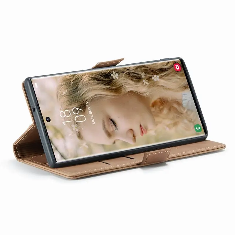 Чехол для Samsung Galaxy Note 20 ультраматовый кожаный чехол-кошелек Магнитный флип-чехол