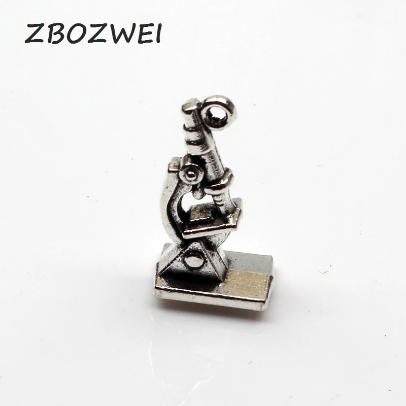 

5pcs Charms microscope instrument 21*11*8mm Antique Tibetan Silver Pendant Accessories DIY Vintage bracelet Necklace Handmade