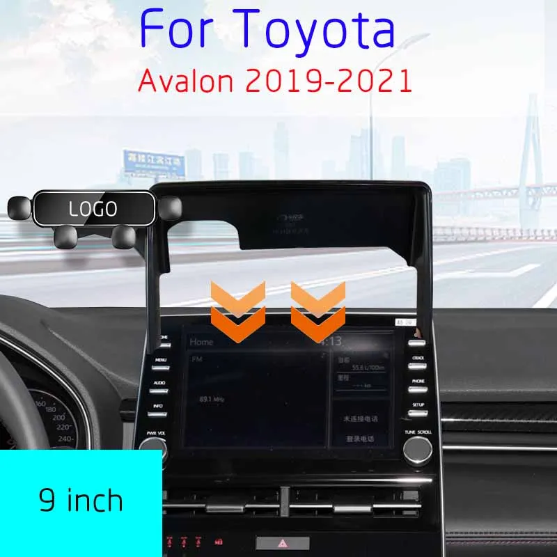 

Гравитационный Автомобильный держатель для телефона с поворотом на 360 ° для Toyota Avalon 2019-2021 экран 9 дюймов специализированный кронштейн для GPS-навигации аксессуары