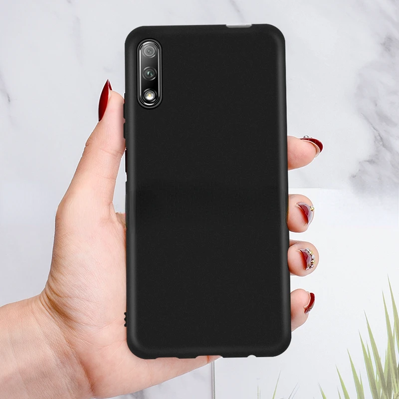 

Frosted Matte Case For Huawei 9X Pro Simple Silicone Cover on for Honor 9X Shell Capa Have No fingerprint hole