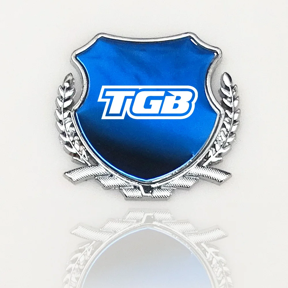 3D металлические наклейки на скутер с ушками пшеницы мотоциклетные боковые