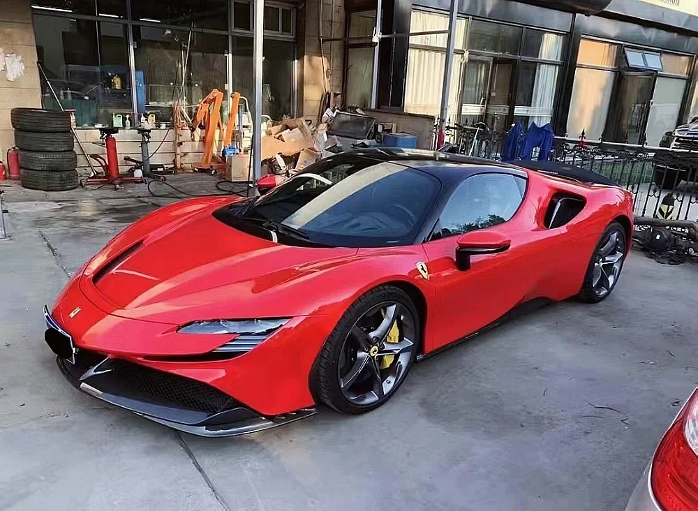 Используется для кузова Ferrari SF90 крышка переднего диффузора из сухого углеродного