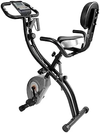 Bike Foldable Fitness Indoor Cycling Bike  3 in 1 Upright Recumbent Exercise Bike for Home Workout