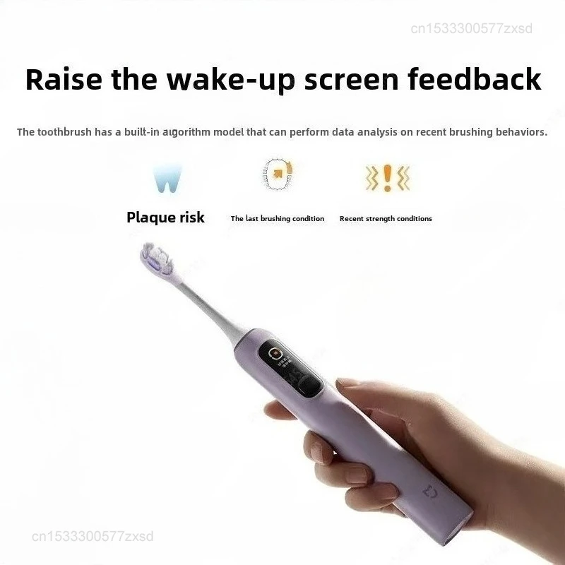 Фото Электрическая зубная щетка Xiaomi Sonic Sweep Vibration Pro с интеллектуальным распознаванием поверхности зуба, цифровым дисплеем, напоминаниями и водонепроницаемостью №5