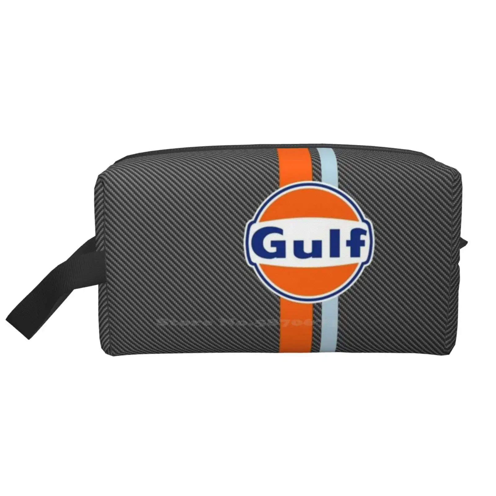 

Сумка Для Хранения Туалетных принадлежностей из углеродного волокна с логотипом и полосками golфа, багажное полотенце для макияжа, гоночный автомобиль golfo, автомобильное масло, углеродное волокно