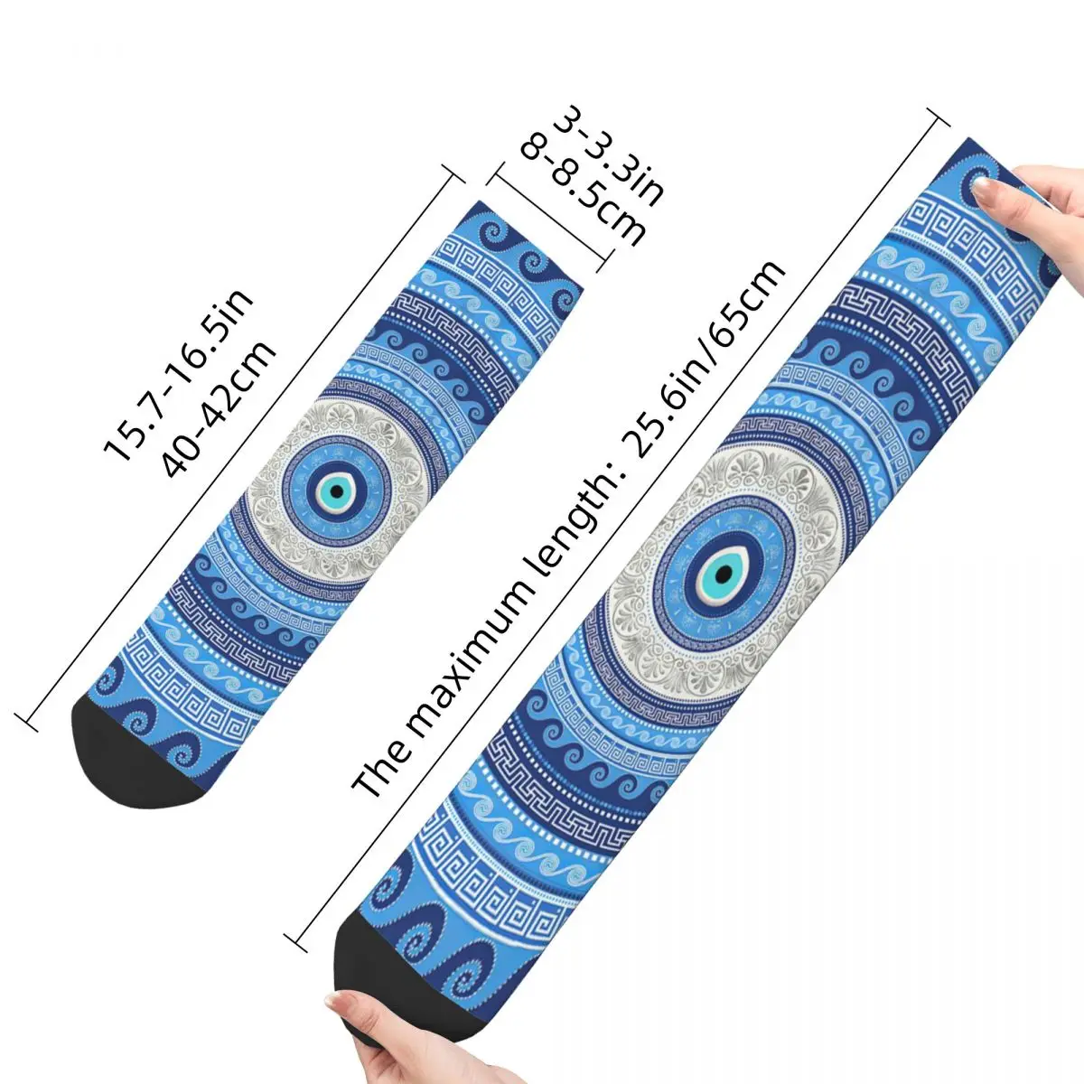 Греческие матаки-матиазма зло реальные взрослые носки унисекс мужские женские