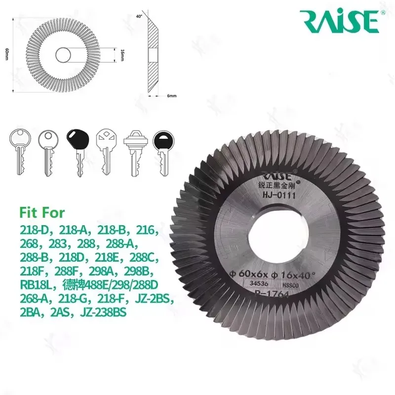 Поднимите фрезерный станок с твердым стальным углом 60x6x16 для 218F 288F 298A 298B RB18L 268A 218G