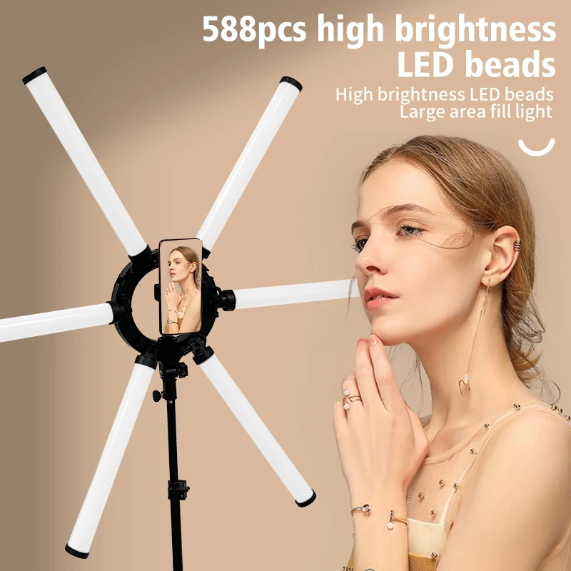 26 дюймов профессиональное фотографическое кольцо фотосессия набор 12 трубок