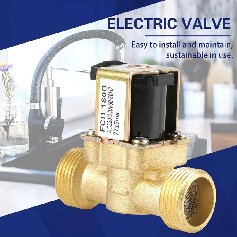 

Электромагнитный клапан латунный AC220V DC12V