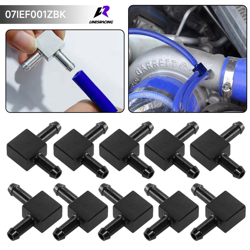 

Алюминиевые двухсторонние трубные тройники 90 градусов, 10 шт., вакуумный соединитель для водопроводной воздушной трубы, столярные трубки 4 мм/5 мм с внутренним диаметром, Серебристые/черные/синие